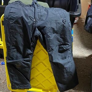 Kids black snow pants